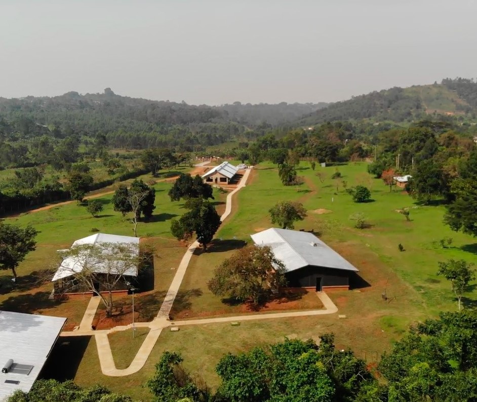 Overhead view of Gem Village in Kampala, Uganda